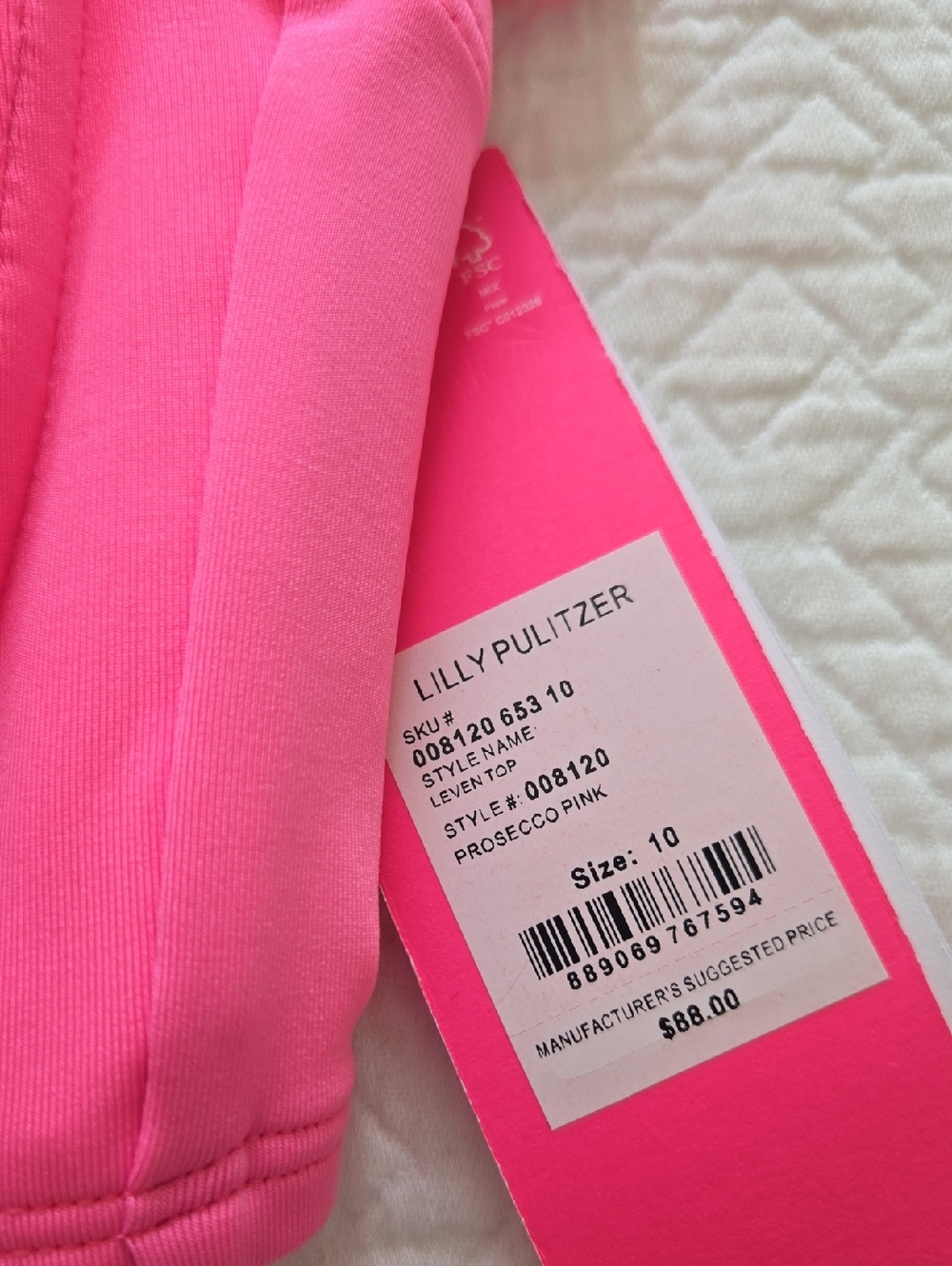 Lilly Pulitzer Leven Top And Lagoon Sarong Hipster Bottom - Picture 11 of 16